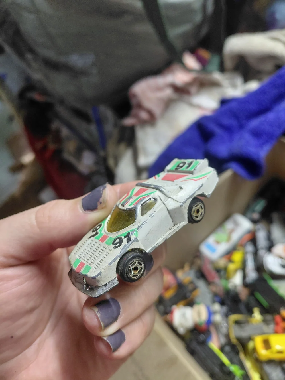 1980s Marz Karz / Summer #S8006 Lancia Stratos Turbo Group #91 die-cast toy car.